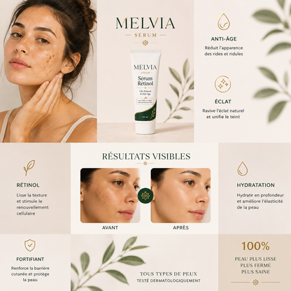 MELVIA™ | Votre Rituel Anti-Âge du Soir