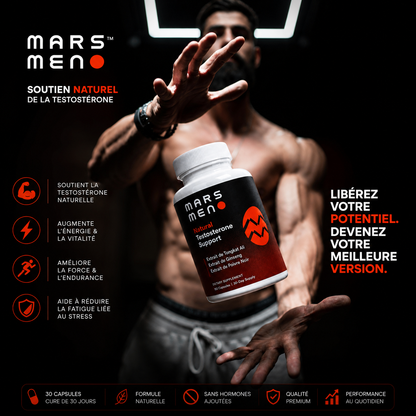 Mars Men™ | Testostérone Naturelle, Force & Endurance