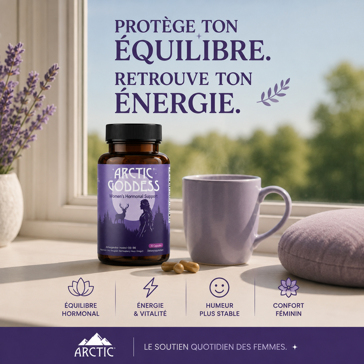 ARCTIC™ | Équilibre Hormonal, Énergie & Bien-Être Féminin