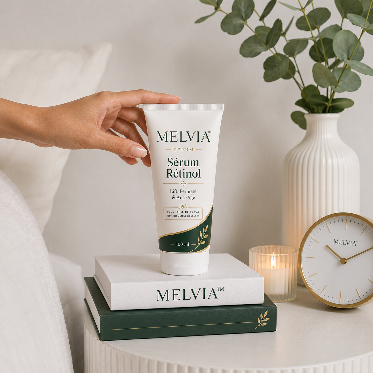 MELVIA™ | Votre Rituel Anti-Âge du Soir