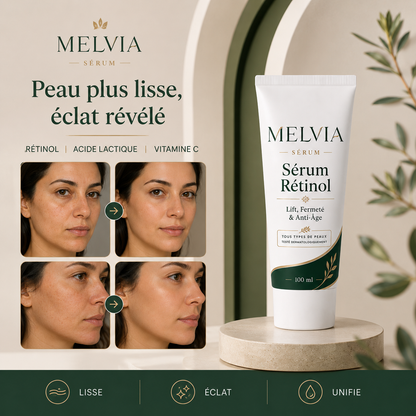 MELVIA™ | Votre Rituel Anti-Âge du Soir