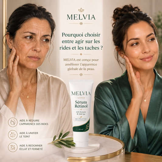 MELVIA™ | Votre Rituel Anti-Âge du Soir