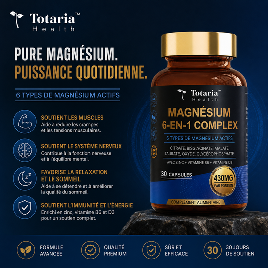 Totaria™ | Relaxation, Énergie & Confort Musculaire