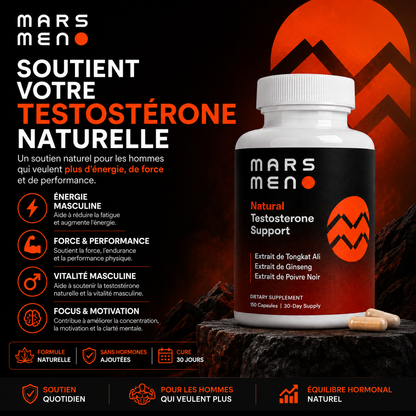 Mars Men™ | Testostérone Naturelle, Force & Endurance