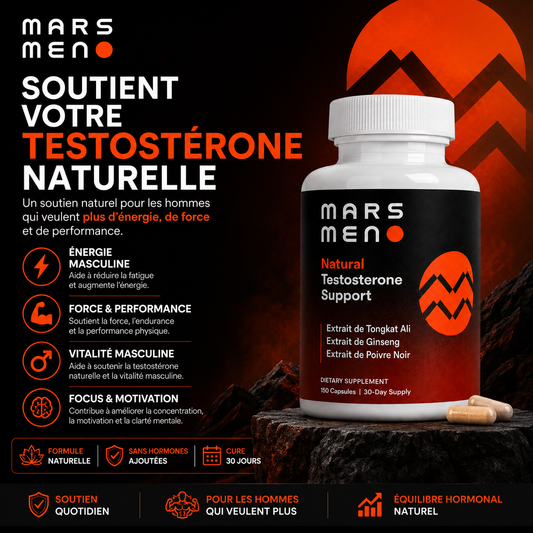 Mars Men™ | Testostérone Naturelle, Force & Endurance