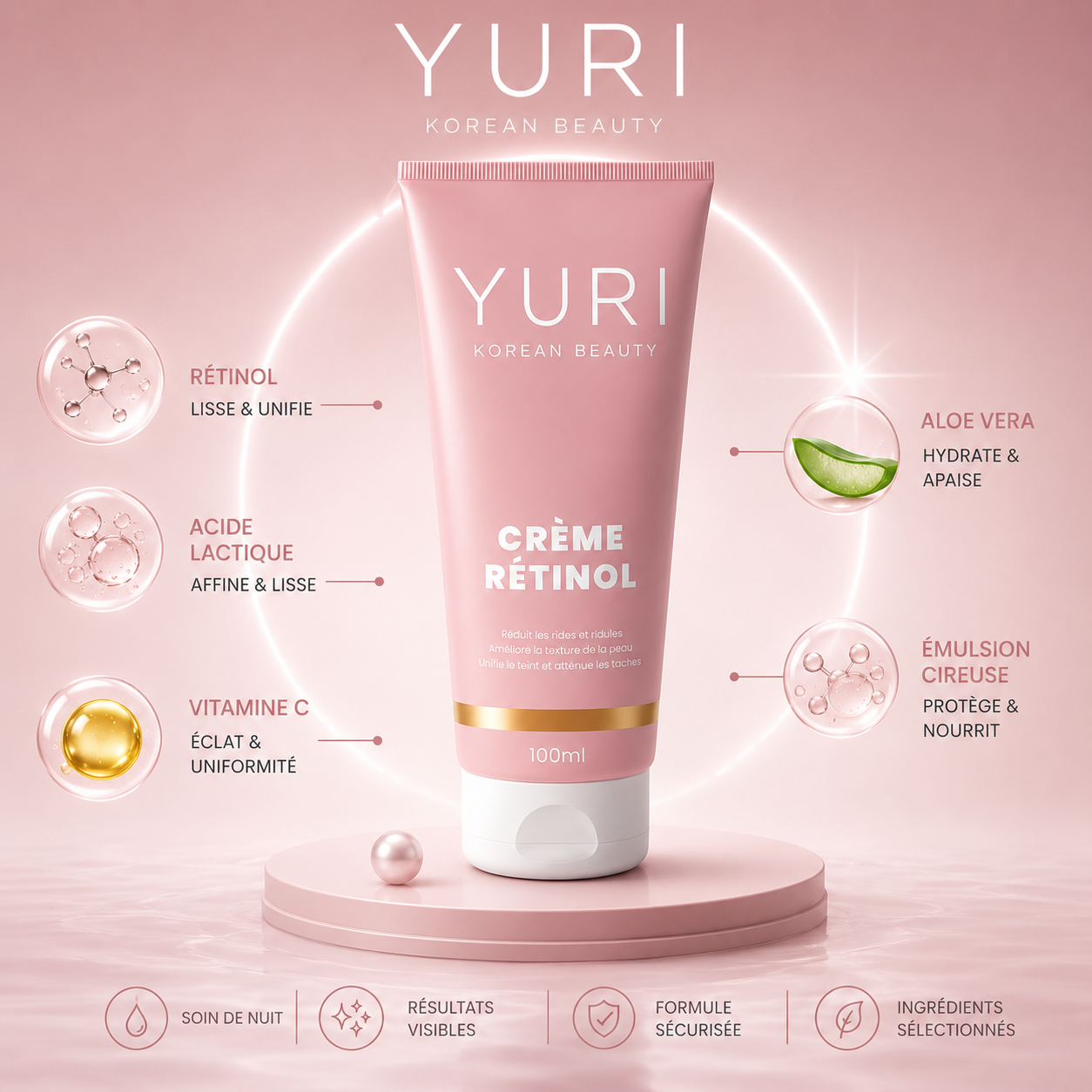YURI™ | Votre Rituel Anti-Âge du Soir