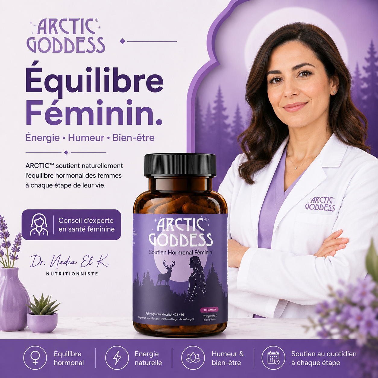 ARCTIC™ | Équilibre Hormonal, Énergie & Bien-Être Féminin