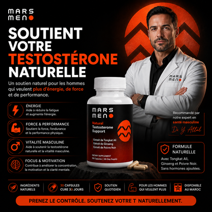 Mars Men™ | Testostérone Naturelle, Force & Endurance