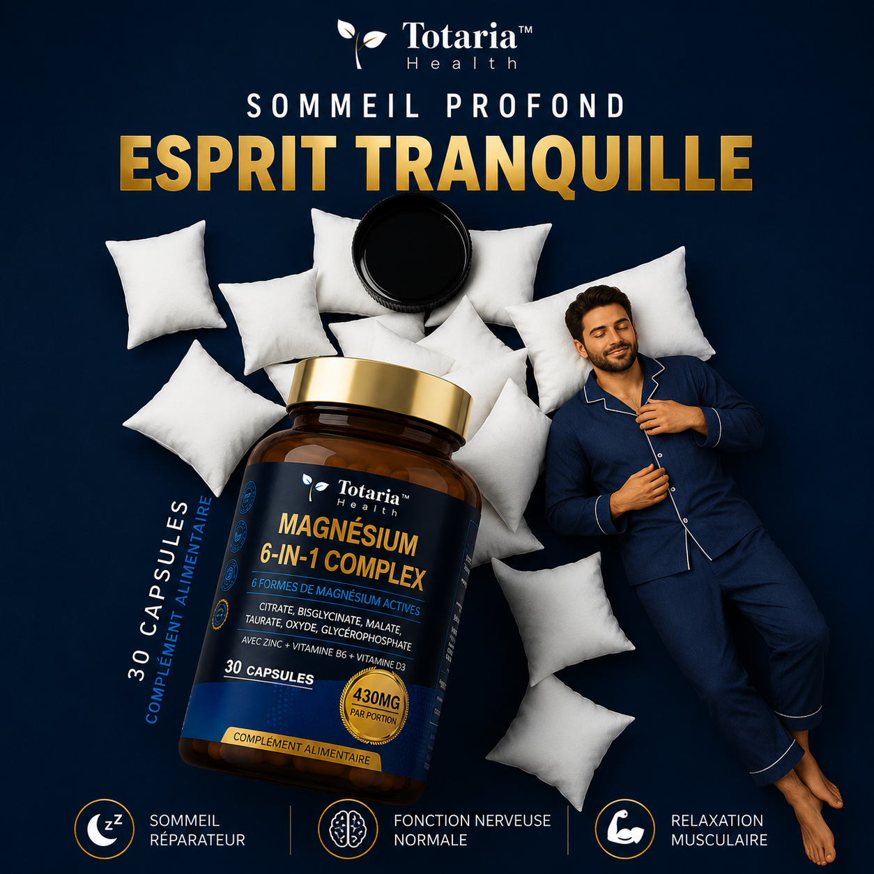 Totaria™ | Relaxation, Énergie & Confort Musculaire