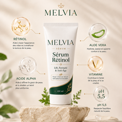 MELVIA™ | Votre Rituel Anti-Âge du Soir
