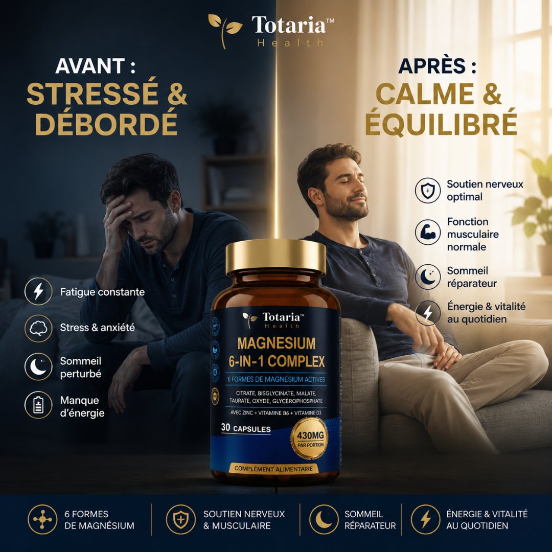 Totaria™ | Relaxation, Énergie & Confort Musculaire