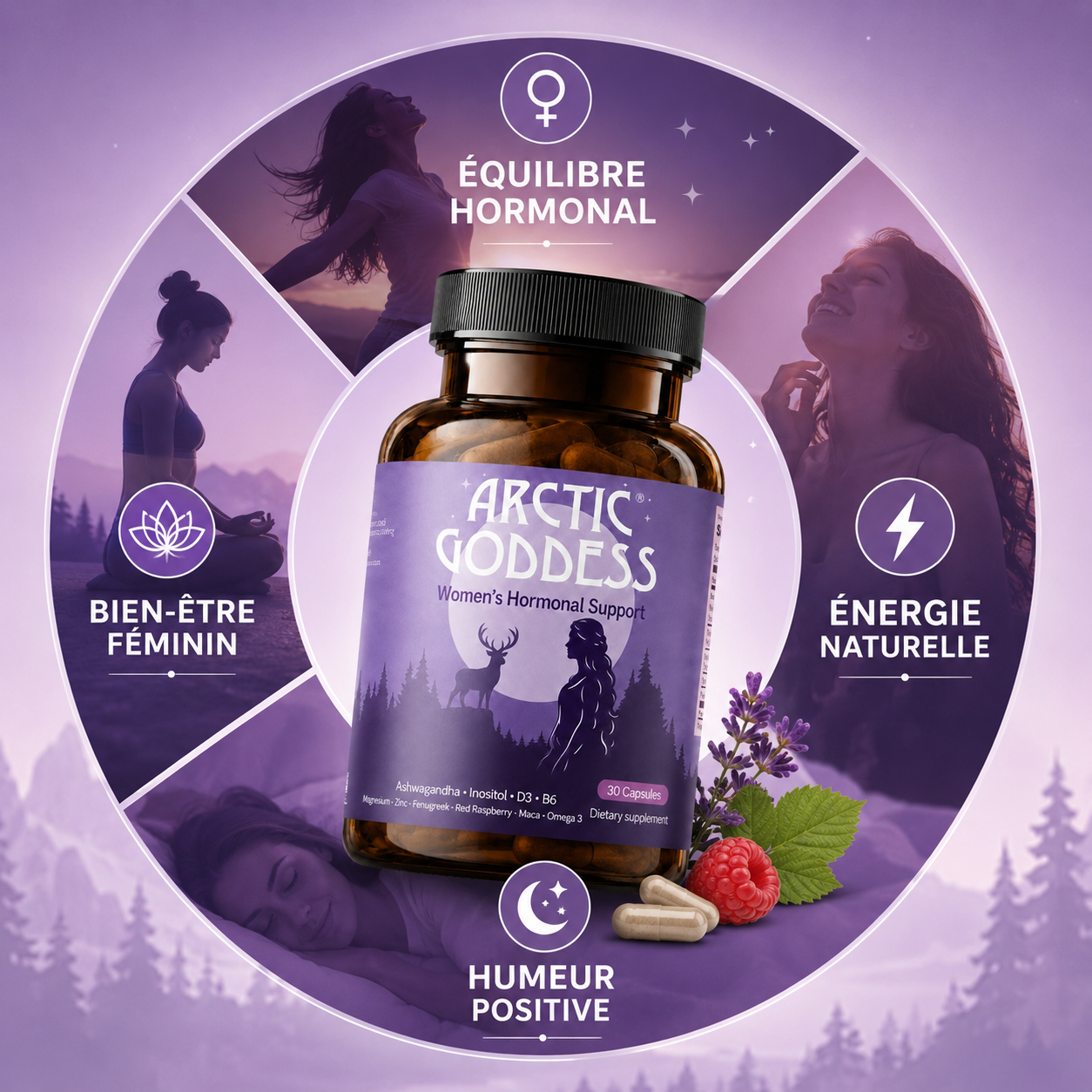 ARCTIC™ | Équilibre Hormonal, Énergie & Bien-Être Féminin